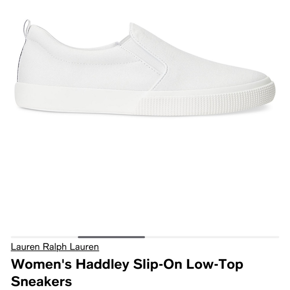 NEW Lauren Ralph Lauren
Women's Haddley Slip-On Low-Top
Sneakers Size: 6.5